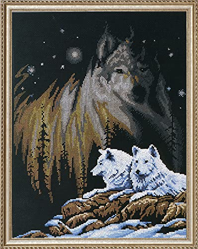 Janlynn Northern Lights Counted Cross Stitch Kit, Cotton