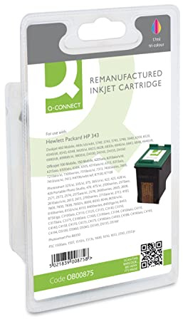 Q-Connect HP 343 Remanufactured Colour Inkjet Cartridge C8766EE
