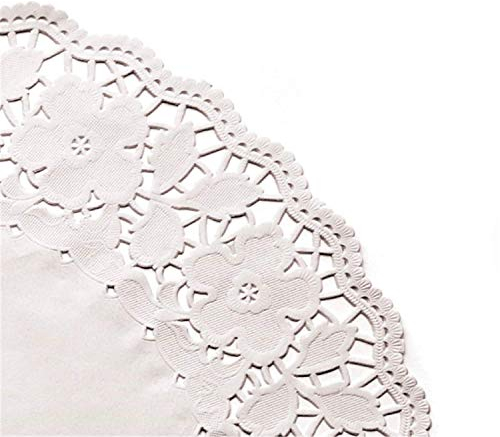 Garcia de Pou 250 unità centrini rotondi, 31 cm, carta, bianco, 31 x 30 x 30 cm