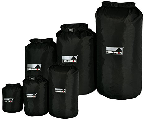 High Peak Drybag S, schwarz, 18 x 18 x 40 cm, 7 Liter