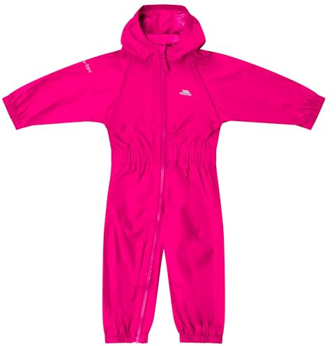 Trespass Childrens/Kids Button Waterproof Rain Suit (2/3 Years) (Gerbera)