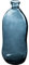 Atmosphera - Jarrón 'Dame Jeanne' - Vidrio Reciclado - Azul tormenta A. 73 cm