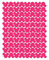 24 adesivi da parete in vinile a forma di testa di Topolino, per camera dei bambini, decorazione da parete per cameretta dei bambini, colore rosso rosa