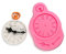 Märchenuhr kleine Uhr Alice für DIY Kuchen Fondant Backen Keks Tablett 3D harte Desserts Tropfen Kleber Dekor Silikon Form Werkzeug