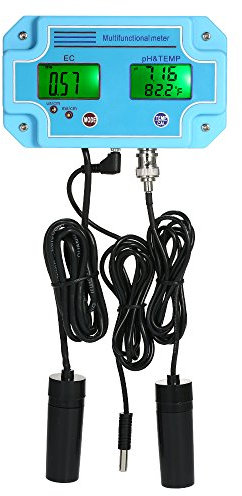 Gecheer Professionelle 3 in 1 pH/EC/TEMP Meter Wasser Detektor Multi-Parameter Digital LCD Tri-Meter Multi-Funktions-Wasserqualität Monitor Multiparameter Water Quality Tester