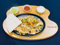 Amania Trading Ltd 1 x Higoshi Fajita Serving Board with Sizzling Cast Iron Platter & 4 Ceramic Ramekins for Fajitas