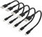 30cm iPhone Charger Cable Short, 5 Pack USB A to Lightning Cord Fast Charging Lead for Charging Stations Compatible with Apple iPhone 12 11 Pro Max Xs 8 7 6 5 Plus, iPad Air/Mini