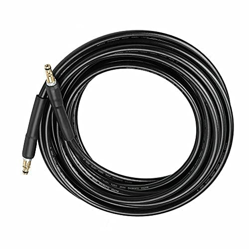 YUET 10M/32ft Tubo di Ricambio per Rondella ad alta Pressione per Karcher K2 K3 K4 K5 K6 K7 Tubo Flessibile Prolunga per idropulitrici, Attacco Rapido Idropulitrice