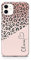 iCaseDesigner Personalised Animal Print Custom Name Phone Case Compatible with iPhone 11 Pro Max. 5. Leopard Print Pink Sparkle Fade
