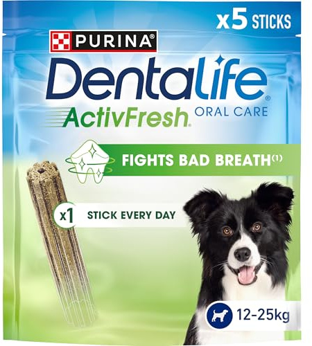 DENTALIFE ActivFresh Medium Dental Chicken Dog Chews 5 Sticks