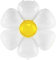 XXL Folienballon Gänseblümchen Ballon Daisy Geburtstag Luftballon Blumen Deko Geburtstag Dekoration Frühling Sommerfest Kindergeburtstag Geschenk Mädchen