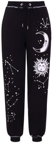 Hell Bunny Solaris Joggers Black