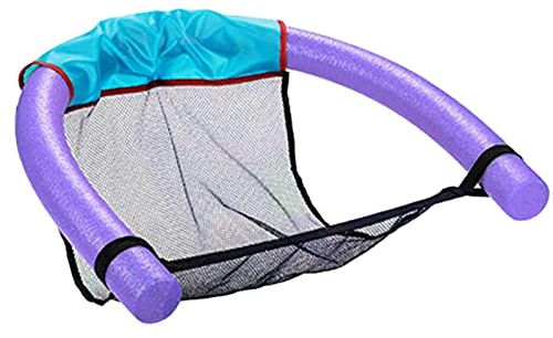 Jomewory Pool-Nudel-Stuhl Schwimmbecken aus Mesh im Freien Schwimmender Nudelstuhl Poolnudeln Schwimmnudeln Sling Mesh Stuhl Pool-Nudel-Schwimmstuhl für Erwachsene Kinder
