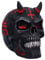 Nemesis Now Infernal Skull Unisex Dekoartikel schwarz/rot Polyresin Gothic, Totenköpfe