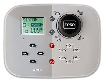 GNCGarden Programmatore irrigazione Toro Tempus 8 stagioni interne 220 V – Timer irrigazione automatico | Regolatore di irrigazione Serie Tempus de Toro Risparmio d'acqua | Programmatore irrigazione