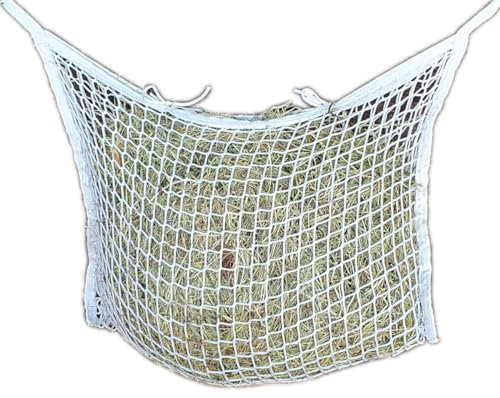 time4horses Heunetztasche Heunetz rechteckig 120x90cm, Maschenweite 30x30mm, Futtersparnetz, Haybag