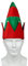 Claofoc Weihnachts Elf Hut für Erwachsene Kinder Rot Grüner Filzhut mit Glöckchen Neuheit Lustiges Weihnachtskostüm Weihnachtsmann Helfer Kostümzubehör Unisex