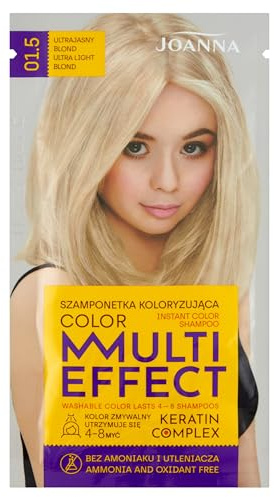 JOANNA Multi Effect Tönungsshampoo Ultrahelles Blond ohne Ammoniak, Beutel