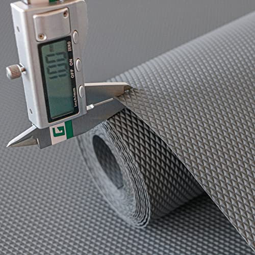 Hersvin Alfombrillas para cajones de 30 cm x 500 cm, gruesas, para gabinetes de cocina, forro protector no adhesivo, plástico EVA, a prueba de aceite, antideslizante, protector de estantería de