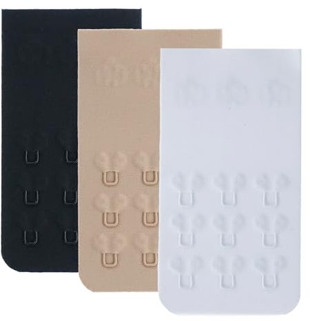 YARBAR Bra Extenders 3 Hooks Bra Extension Straps Soft Comfortable