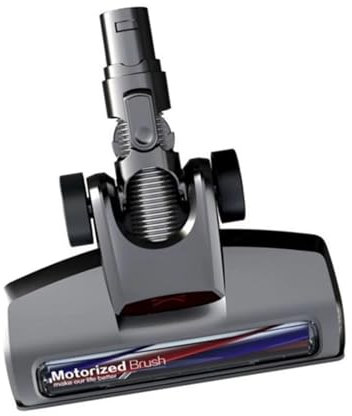 MFGVJNJ FS001 Schwarzer professioneller elektrischer Reinigungsbürstenkopf, kompatibel mit Dibea D18 Staubsauger-Ersatzteilen