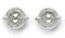Harry Potter - Time Turner - Ohrstecker - Metall (Einheitsgröße) (Silber)