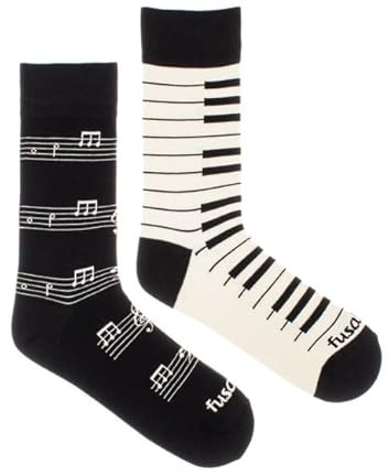 Fusakle Klaviernoten (lustige Socken)