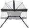 Asalvo Trip Natura Berceau pour bébé, design moderne, côtés ventilés, moustiquaire, déhoussable, pour dormir près du bébé, gris