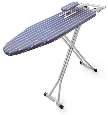 WJFTODAY Tabla de Planchar para Dormitorio, Mesa de Planchar Duradera Reforzada, Centro dnchar Duradera Reforzada, Centro de lavandería de Hotel, guardarropa, Silla, Accesorios de Hierro, área Grande