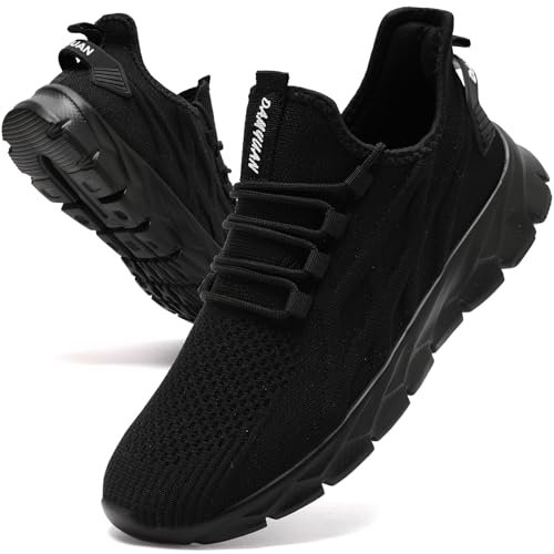 ZGPWZWL Turnschuhe Damen Hallenschuhe Walkingschuhe Laufschuhe Sportschuhe Fitness Sneakers Trainers für Running Outdoor Sommer Schuhe Turnschuhe Schwarz Größe 41 EU