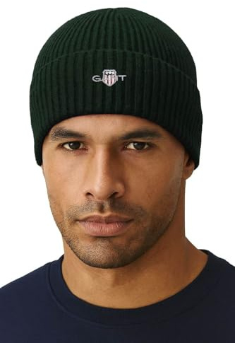 Gant Herren Beanie-Mütze Cotton Blend Logo Beanie
