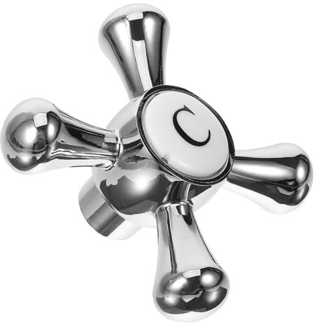 HOMSFOU Zinklegierung Wasserhahngriff Für Und Badarmaturen Rostfreier Langlebiger Ersatz Für Kaltwasserhähne Installieren Design Für Stil