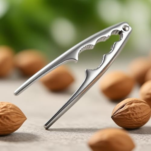 MmmLucipor® Nussknacker, Walnüsse Nussöffner, Hochwertiger Nuss-Knacker, Edelstahl Hummercracker für Jede Nussschale, Haselnussknacker aus Edelstahl, Multifunktionale Langlebiges Nussöffnerwerkzeug