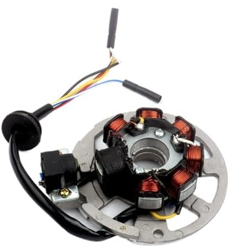 GROHAF Statore Bobina Bobina Magneto Statore Scooter per Minarelli Aerox 50 Axis Breeze JOG50 R Jog RR Neos Why Zuma 50cc 2 Tempi AC di Ricambio
