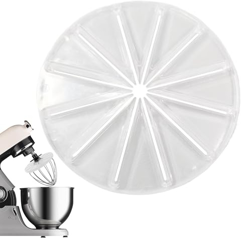 2025 New Stand Mixer Whisk Scraper, Anti-Splatter Baffle for 6-Wire Whisks, Bowl Wiper Attachment for Easy Cleaning, Multi-Purpose Kitchen Tool