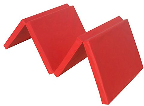 NiroSport Turnmatte 180 x 60 x 5 cm klappbar RG 25 Weichbodenmatte Matte Gymnastikmatte Fitnessmatte Sportmatte Trainingsmatte Bodenmatte Schutzmatte Übungsmatte wasserdicht faltbar Gästebett