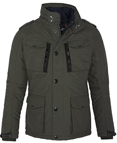 Schott Nyc FIELD, Giacca Uomo, Verde (Grün (Khaki)), M