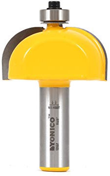 Yonico 13157 - Cove Edge Forming Router Bit, Radius: 5/8 - 1/2 Shank