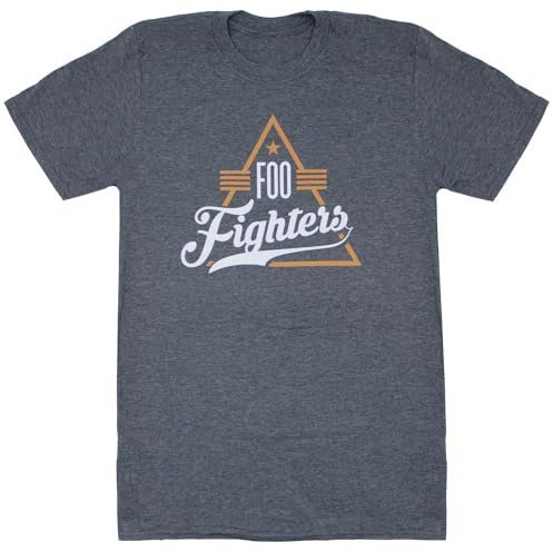 Rock Off Foo Fighters 'Triangle' (Blue) T-Shirt