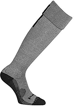 Uhlsport Herren Herren Socken Team Performance Socken, dark grau melange/schwarz, 33-36, 100343905