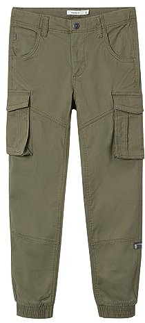 NAME IT NKMRYAN Cargo TWI Pant 2222-BA Noos Pantalon, Vert (Deep Lichen Green Deep Lichen Green), 146 Garçon