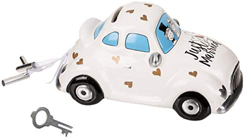 Bada Bing Spardose Hochzeitskasse Auto Hochzeitsauto HBT ca. 7,5 14 x 8,5 cm Reisekasse Hochzeit Geschenk Geldgeschenk 05