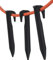Haken Nägel bis 5,5mm Kabel für Stihl iMow RMI Draht Befestigung Heringe HQ ABS, Stück:50