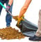 Calzette Large Heavy Duty Plastic Rubble Sacks Bags for Building Garden Waste Bag for Builders Gardening 20kg Waste (50)