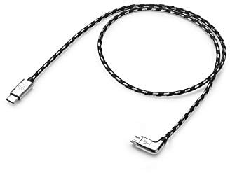 Volkswagen 000051446BA - Cable de Carga USB-C a Micro USB (70 cm)