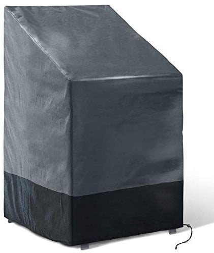 IDMarket - Housse de Protection pour 4 à 6 chaises de Jardin empilables 70 x 70 x 120 cm