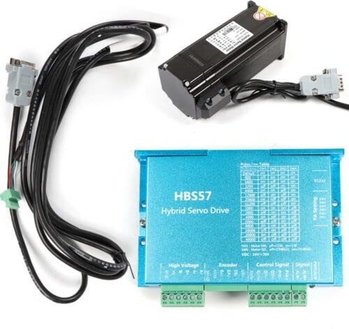 SENDERPICK 3Nm Nema 23 Schrittmotor Closed Loop Stepper Motor 300Ncm 32-bit DSP Driver CNC Treiber HBS57 Set