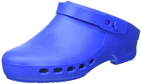 REPOSA Eco - Zoccoli Donna e Uomo in Gomma Comodi, Leggeri, Antishock, per Casa, Giardinaggio, Fai da Te - Ciabatte Donna Anatomiche con Fori Laterali, Laccetto Ribaltabile, Effetto Antiscivolo