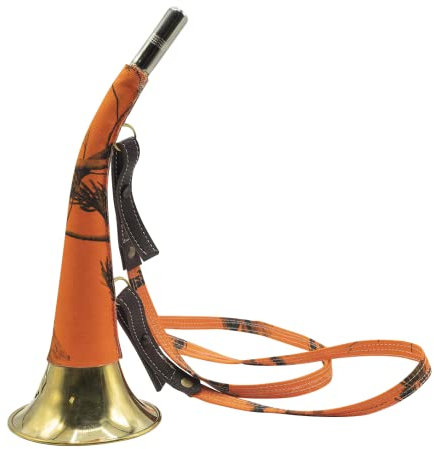 Januel Art: Uni Camo 30 cm Jagdhorn, Camouflage Unterholz, Orange