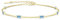 LOUISA SECRET Gold Armband Damen 925 Sterling Silber 14k Vergoldet Zirkonia Armbänder Damen Verstellbar Armkette Valentinstag Muttertag Geburtstags Weihnachten Geschenk für Sie Frauen Freundin mama